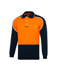 'Aero' Microfibre Polo Shirt L/S (alternate view)